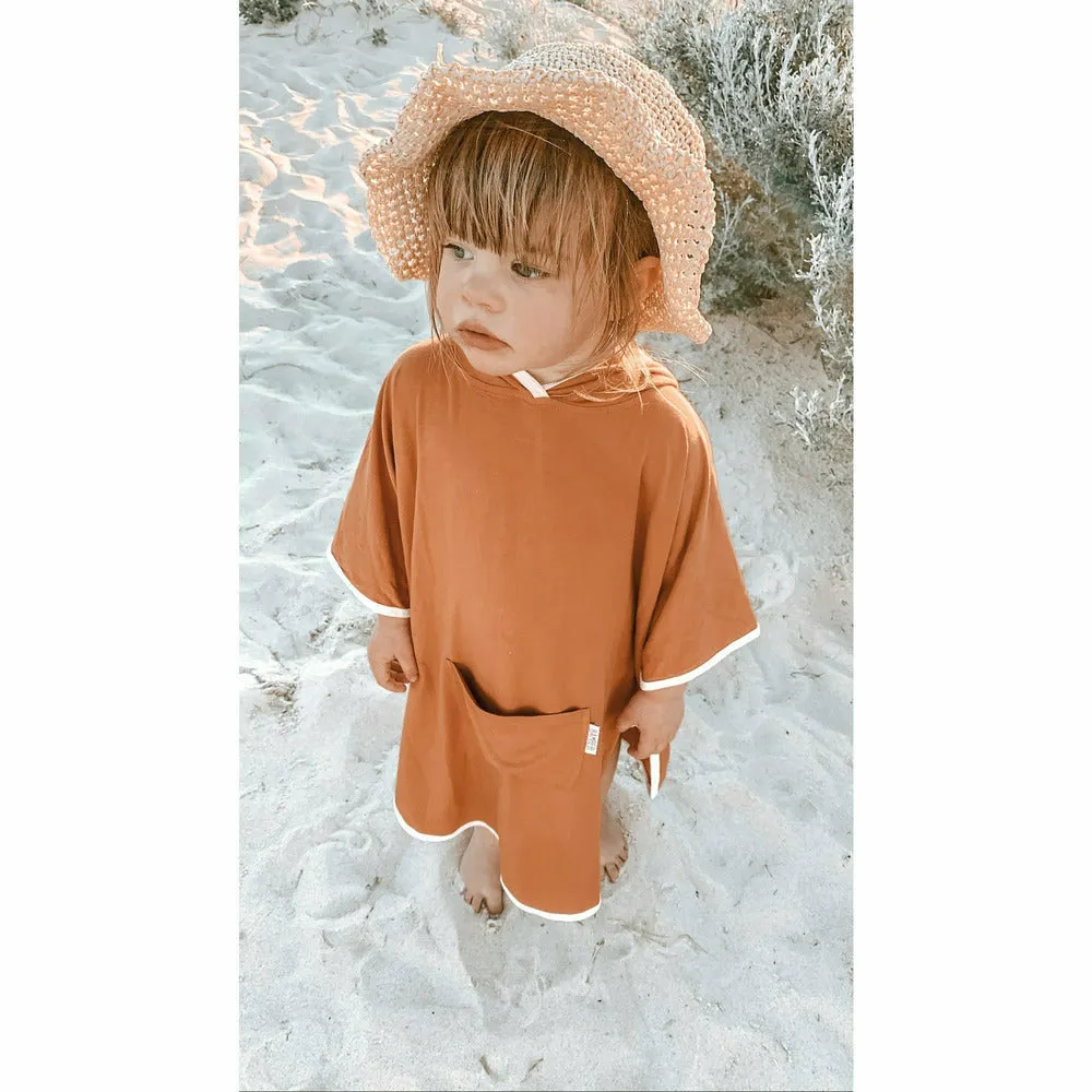 Beach Poncho - Desert Brown