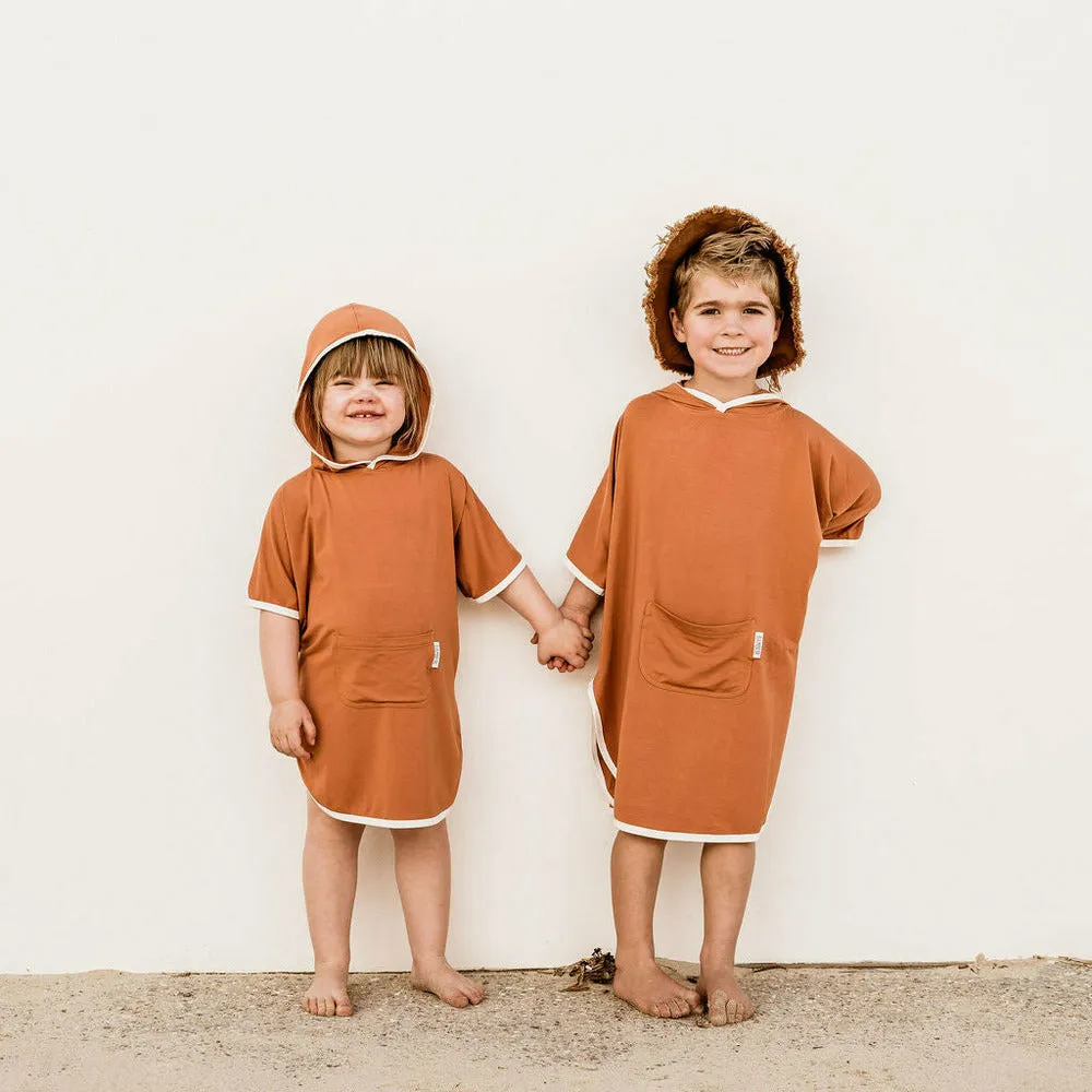 Beach Poncho - Desert Brown