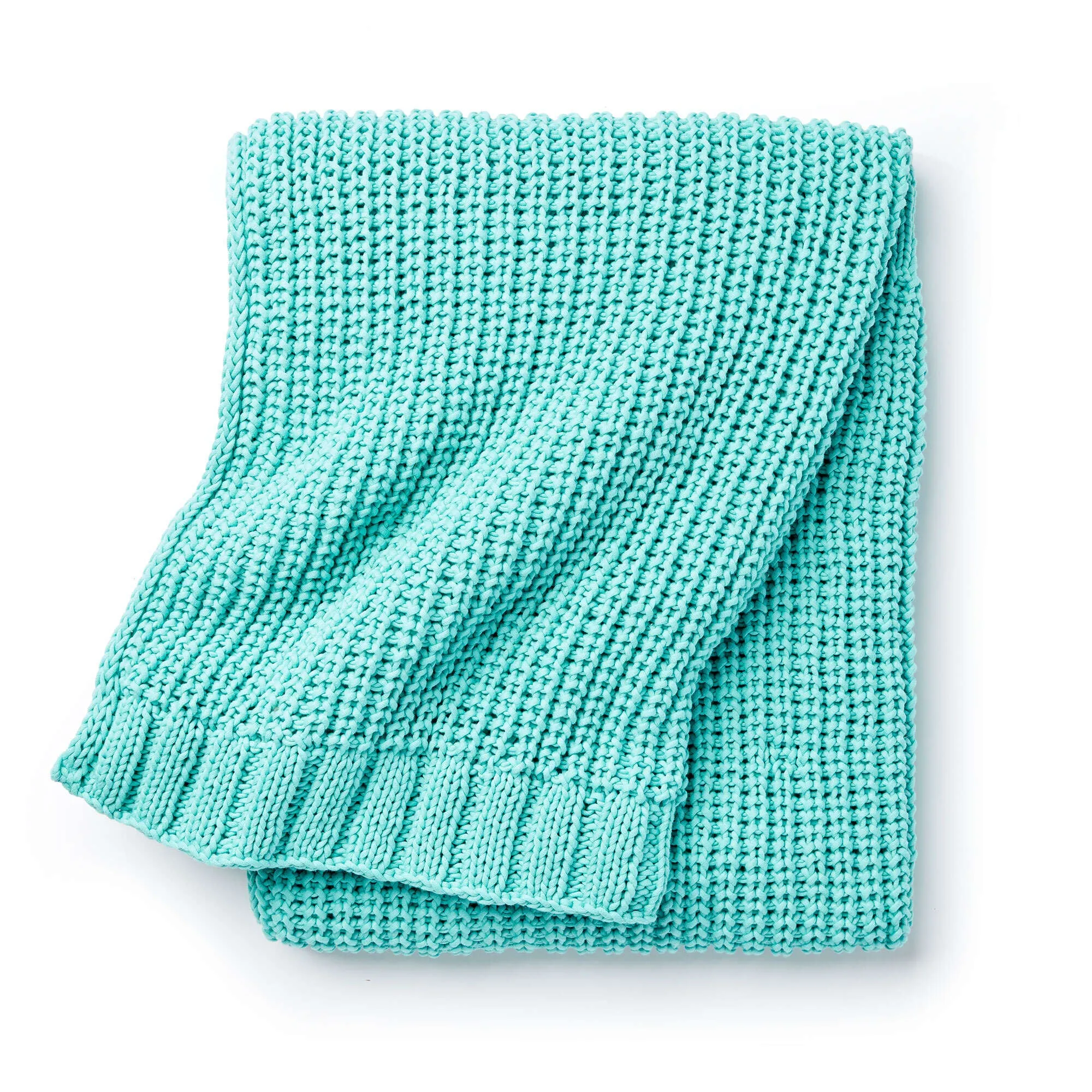 Bernat Shaker Knit Rib Blanket