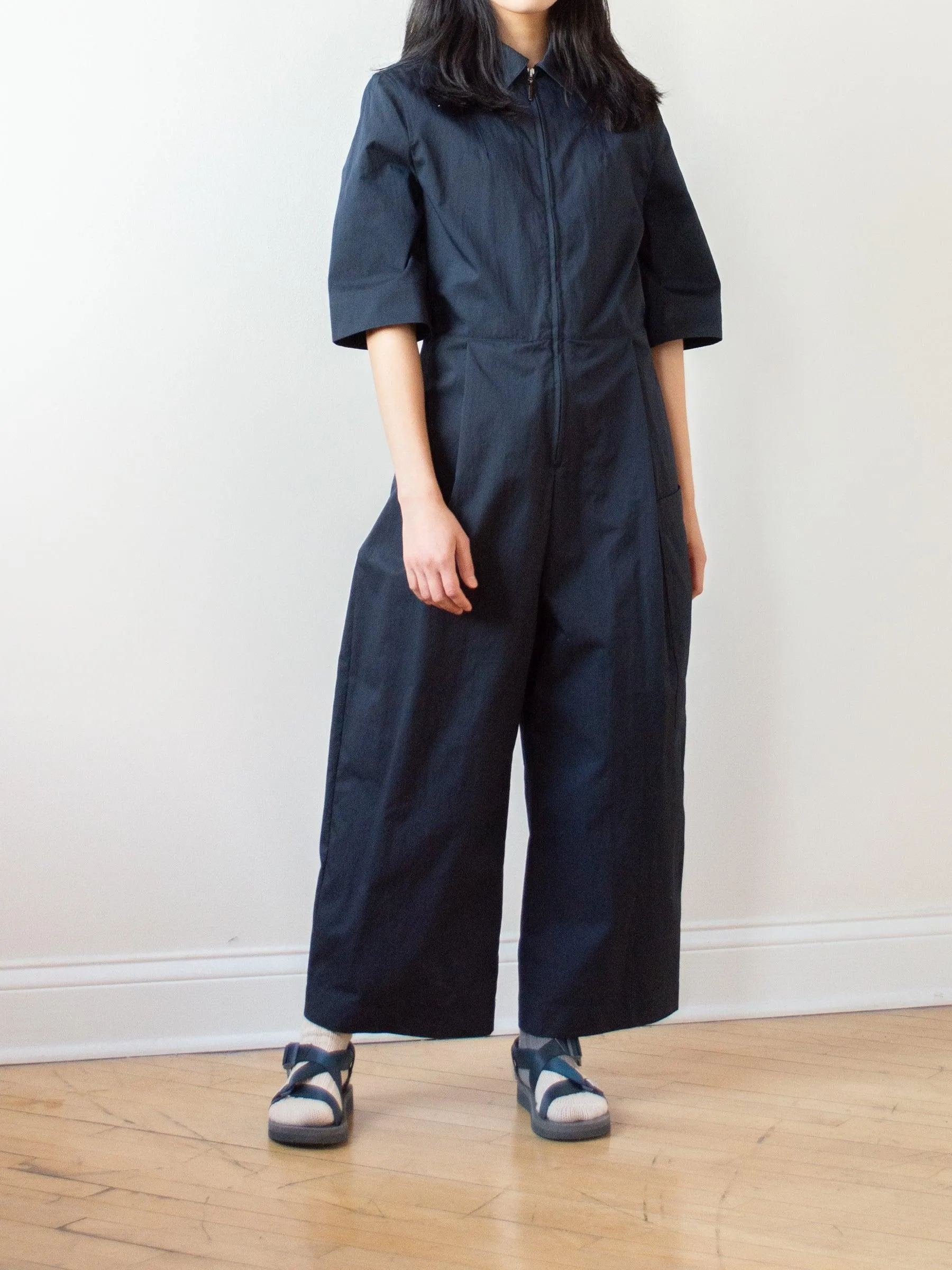 Berte Utility Jumpsuit - Dark Navy