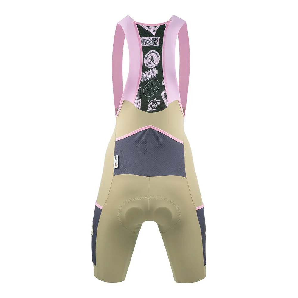 BIB SHORTS GRAVEL WOMAN AGAVE