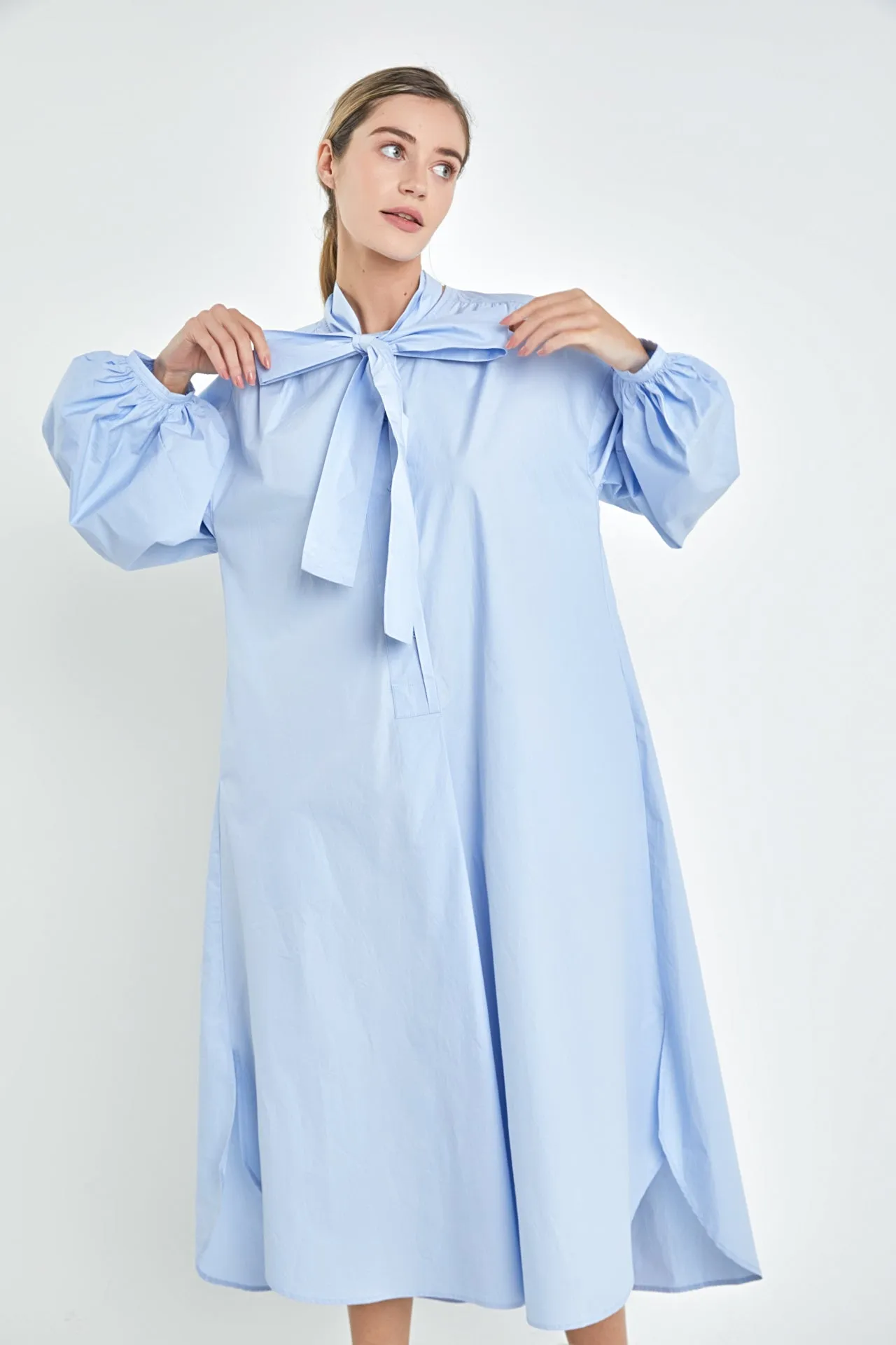 Billow Sleeve Maxi Dress