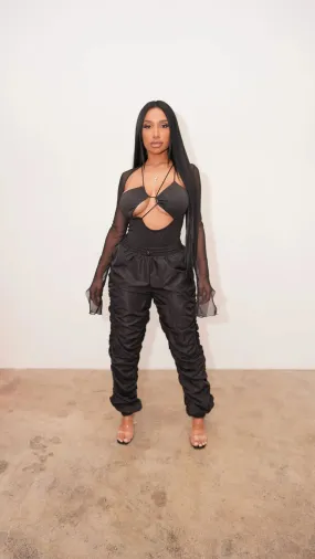 Black Bodysuit Top