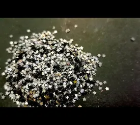 Black Stars Glitter - 20gms
