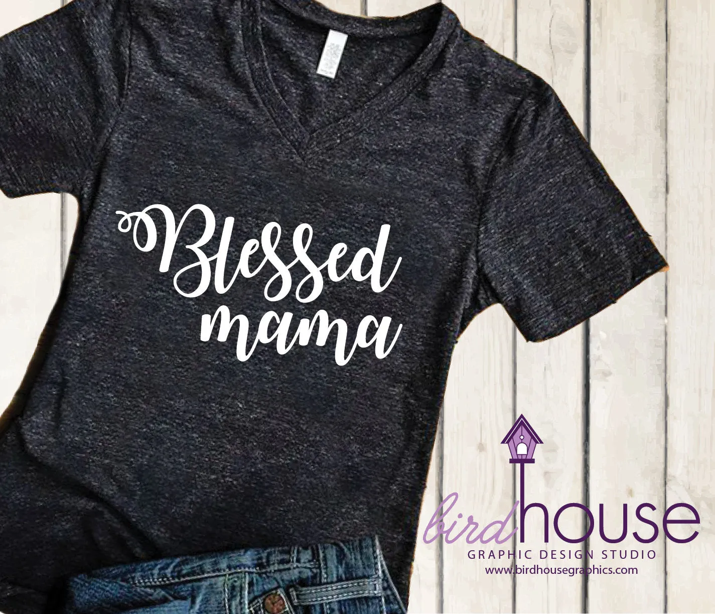 Blessed Mom, Funny Shirt, Personalized, Any Color, Customize, Gift