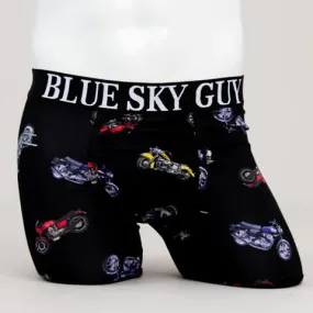 Blue Sky Middle Man Boxer Brief Motorcycle