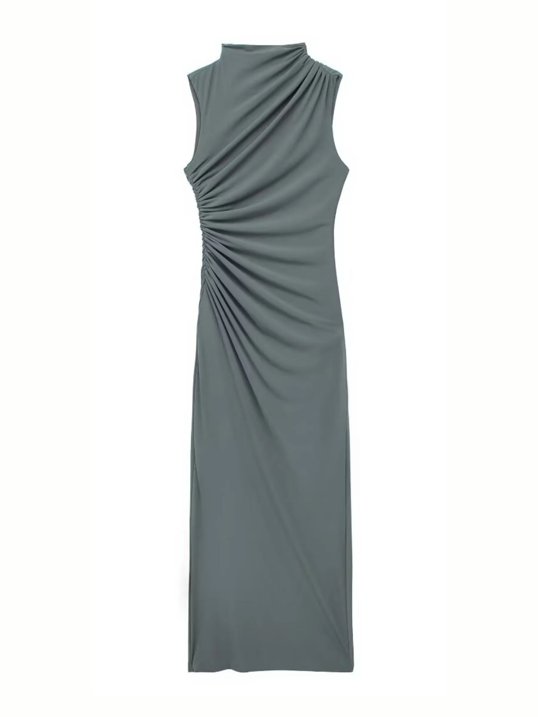 Bonnyshow Paola Pleated Midi Dress