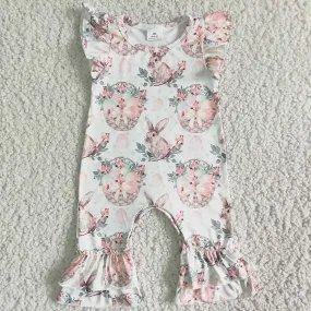 Boutique Baby Girls Rompers Easter Bunny Cute Girls Clothing Toddler Baby Romper B6-27
