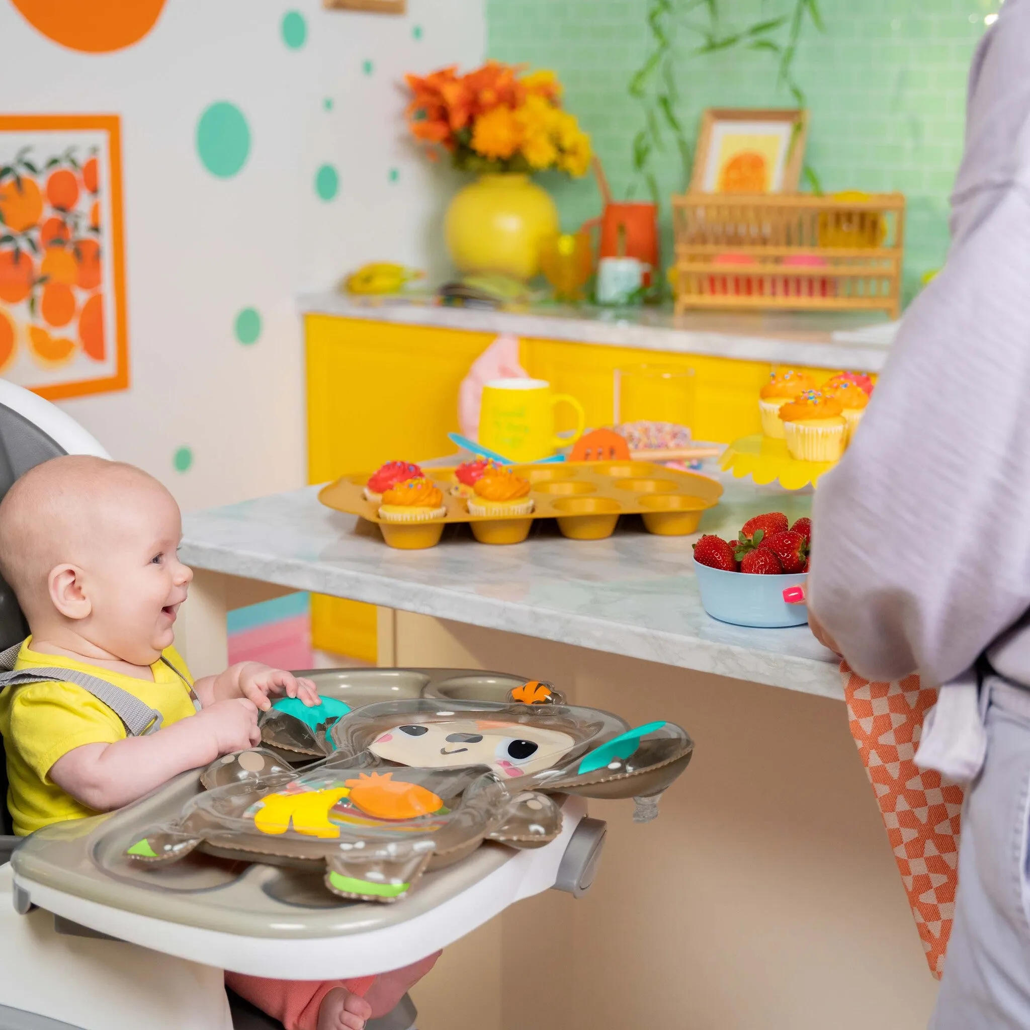 Bright Starts - Hungry Monkey™ Tummy Time Water Mat