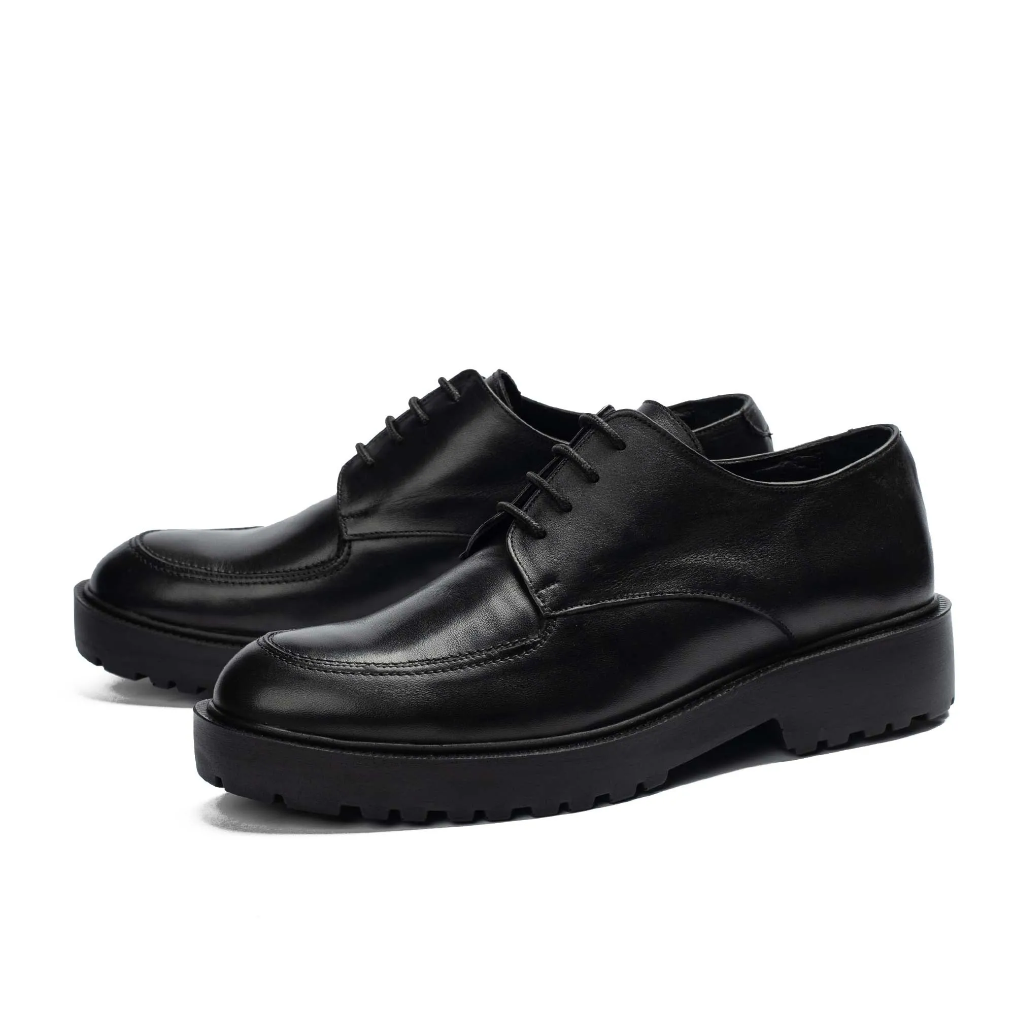 BRIO Genuine Leather Chunky Ox – Black