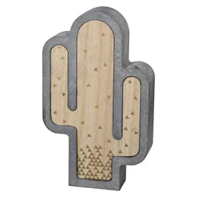 Cactus Decorations - Cactus Puzzle Standing 2 in 1 Standing Home Decor (4.75 x 8.75")