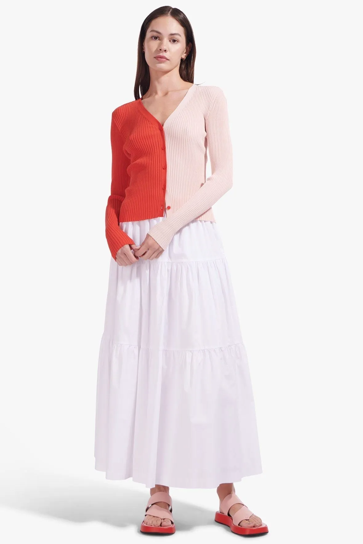 CARGO SWEATER | ORANGE LIGHT PINK