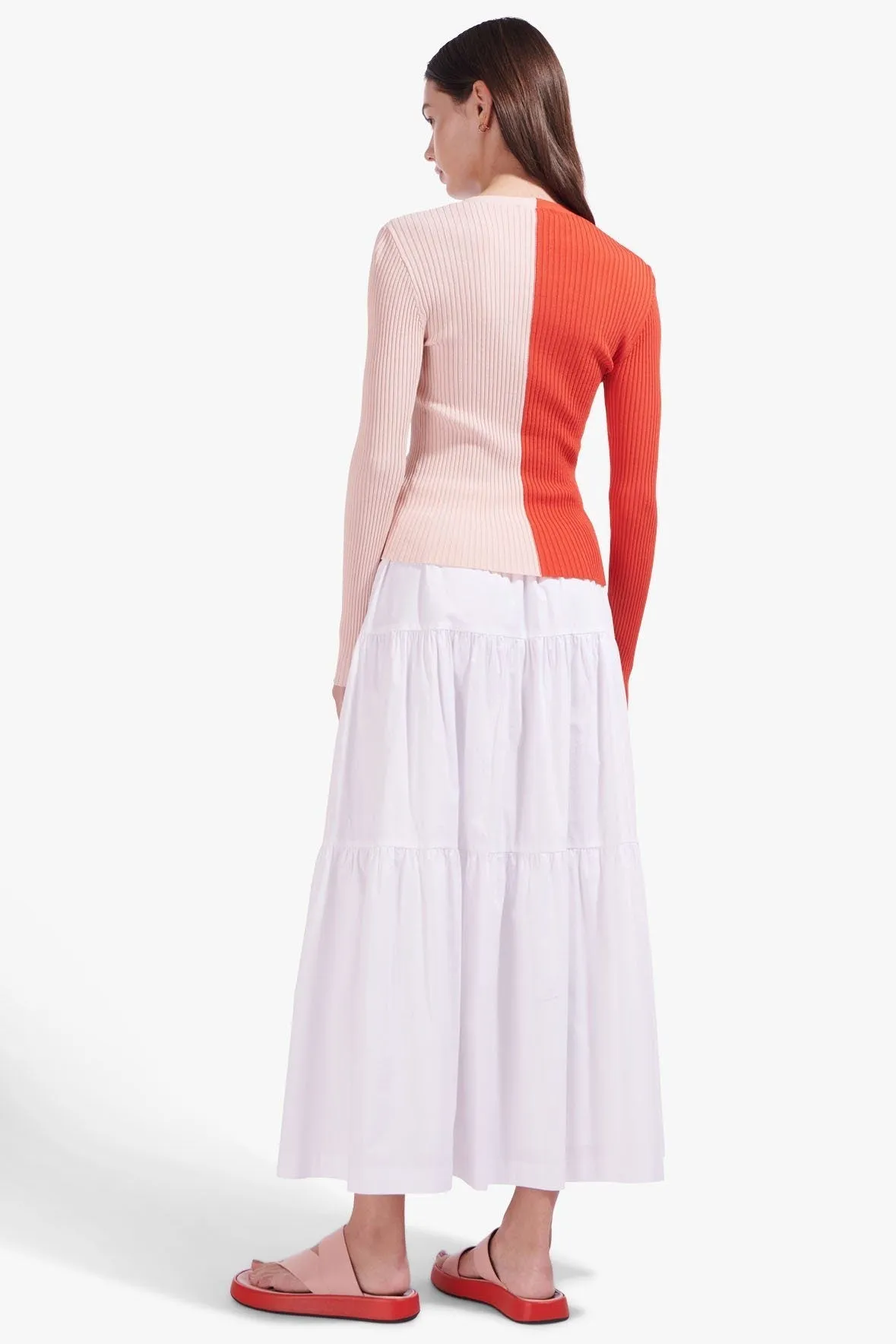 CARGO SWEATER | ORANGE LIGHT PINK