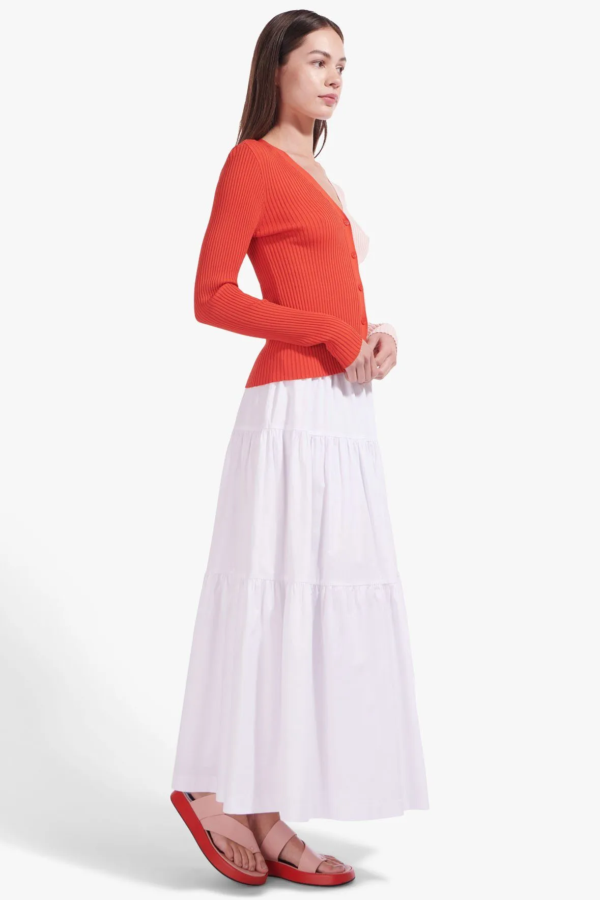 CARGO SWEATER | ORANGE LIGHT PINK