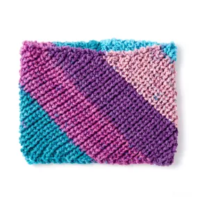 Caron Shaker Stitch Knit Cowl