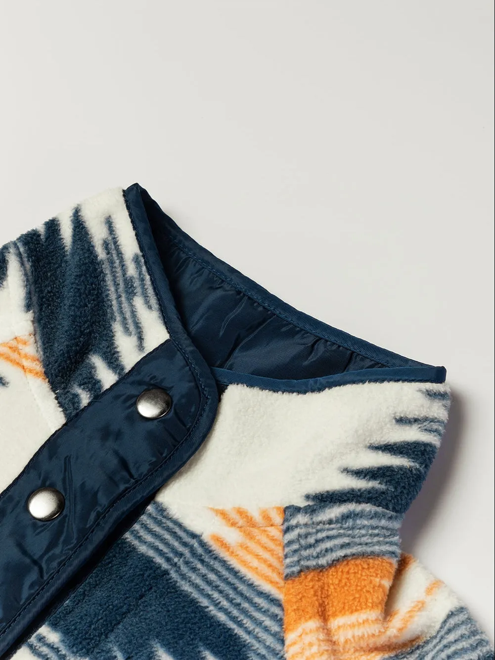 Casual Fleece Jacket in Tribal Print