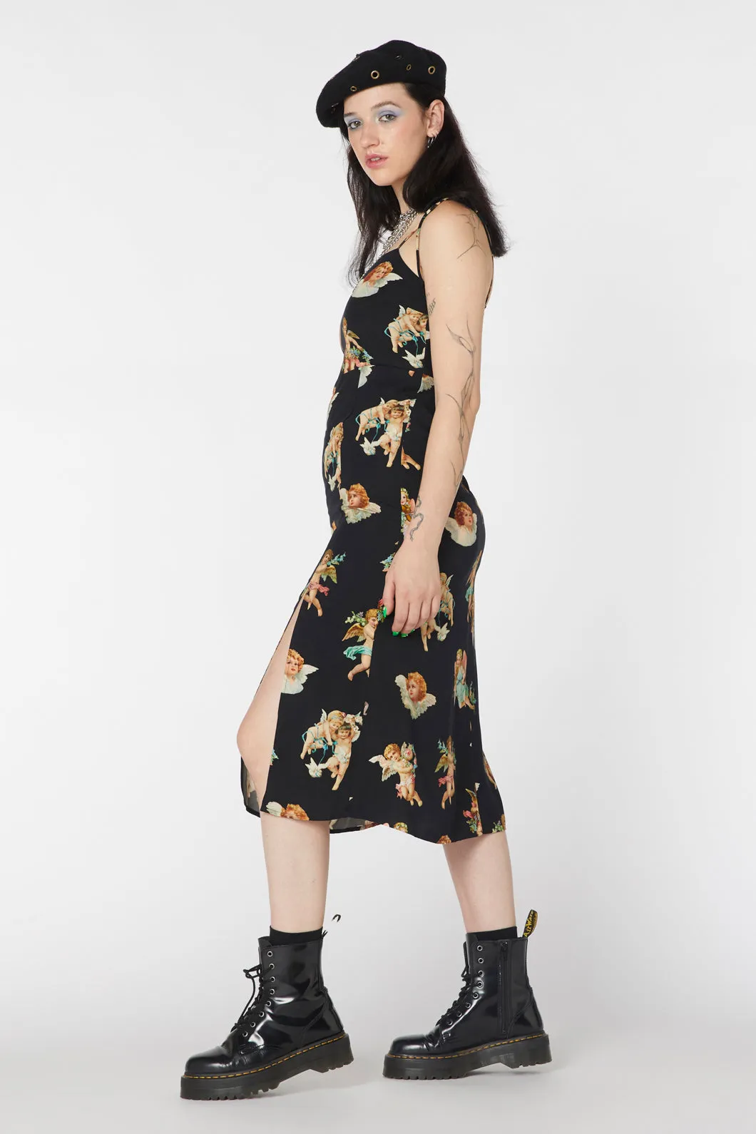 Cherub Viscose Slip Dress