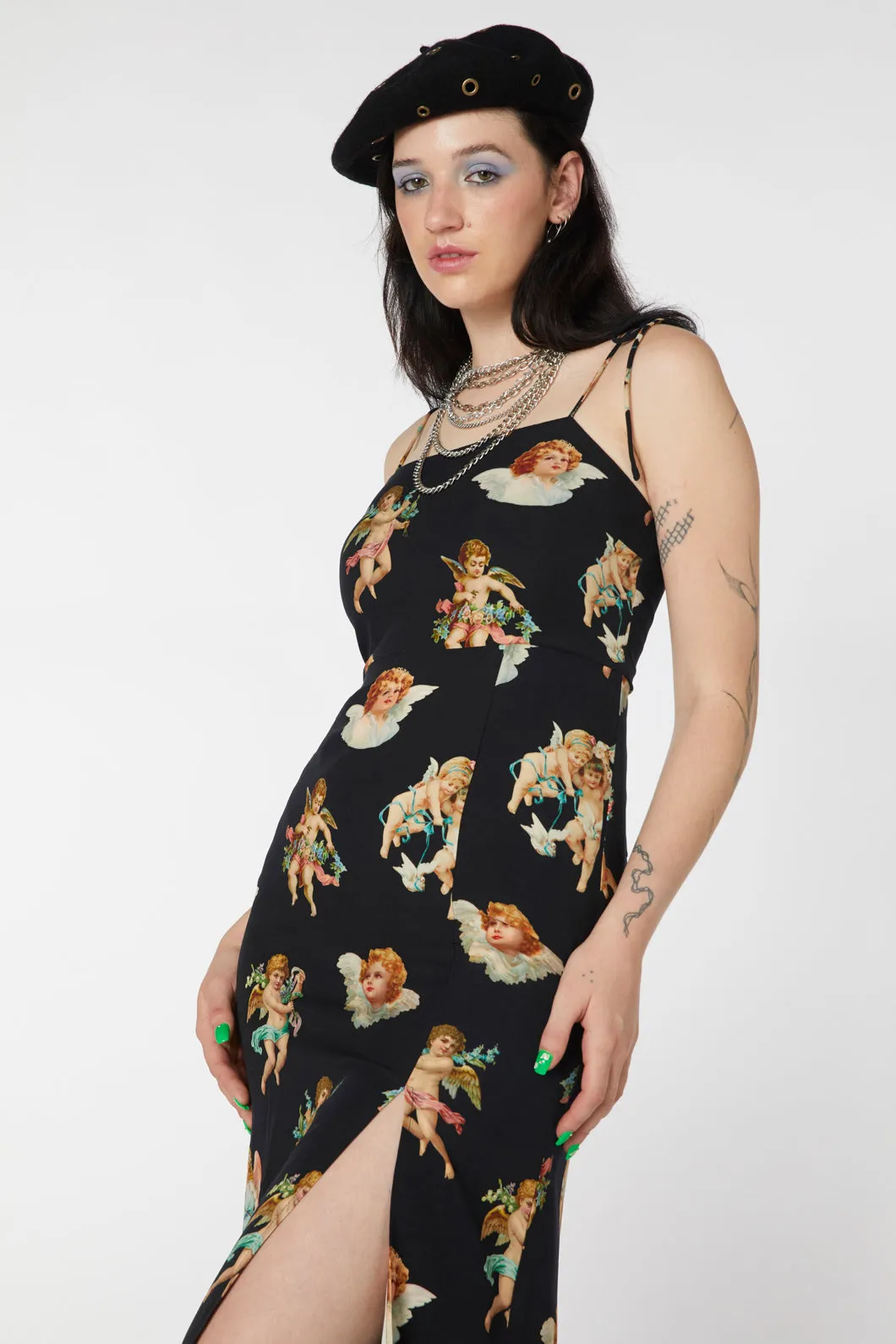 Cherub Viscose Slip Dress