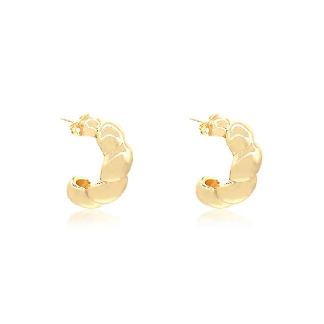 Chunky Crescent Bubble Earrings