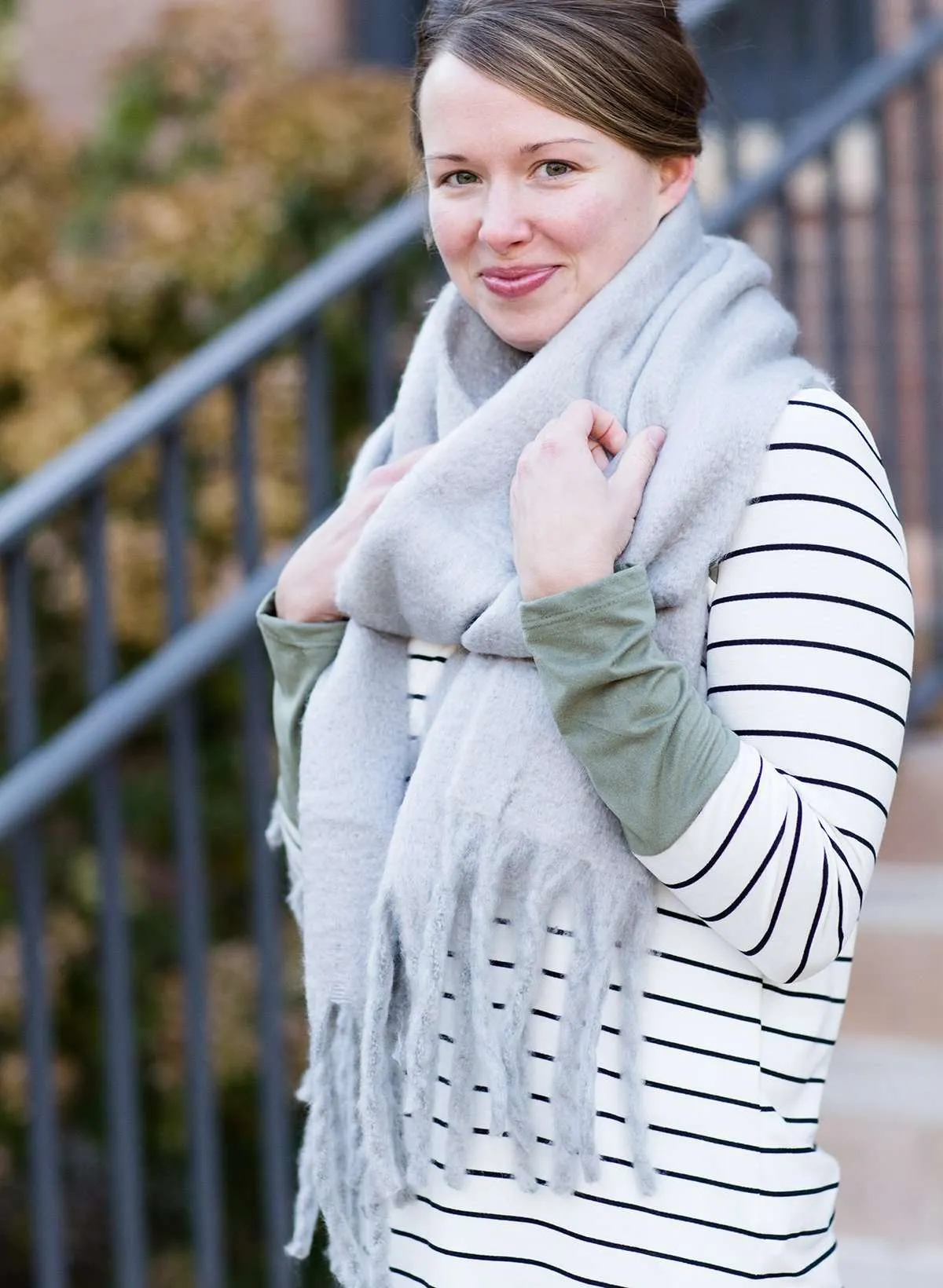 Chunky Fringe Scarf - FINAL SALE