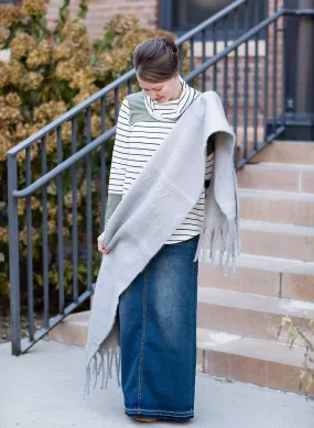 Chunky Fringe Scarf - FINAL SALE