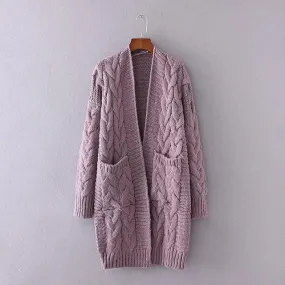 Chunky Knitted Warm Cardigan