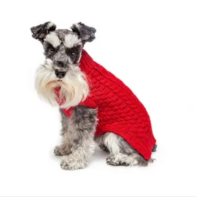 Chunky Red Sweater
