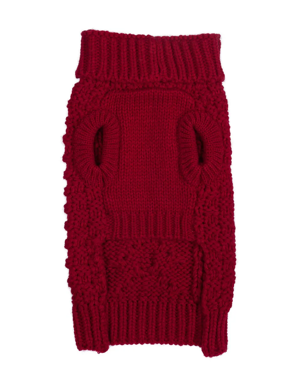Chunky Red Sweater