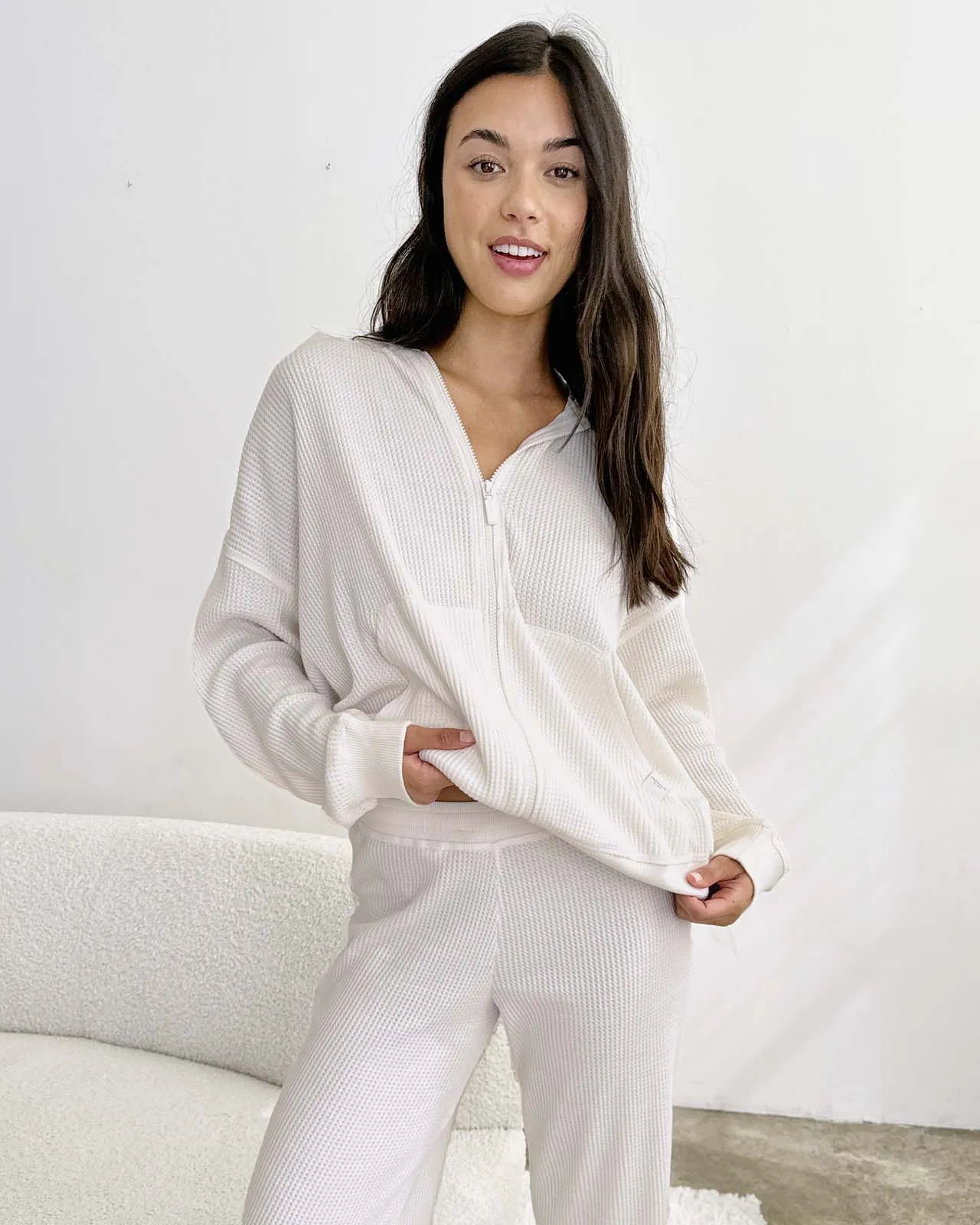 Chunky Thermal Oversized Zip