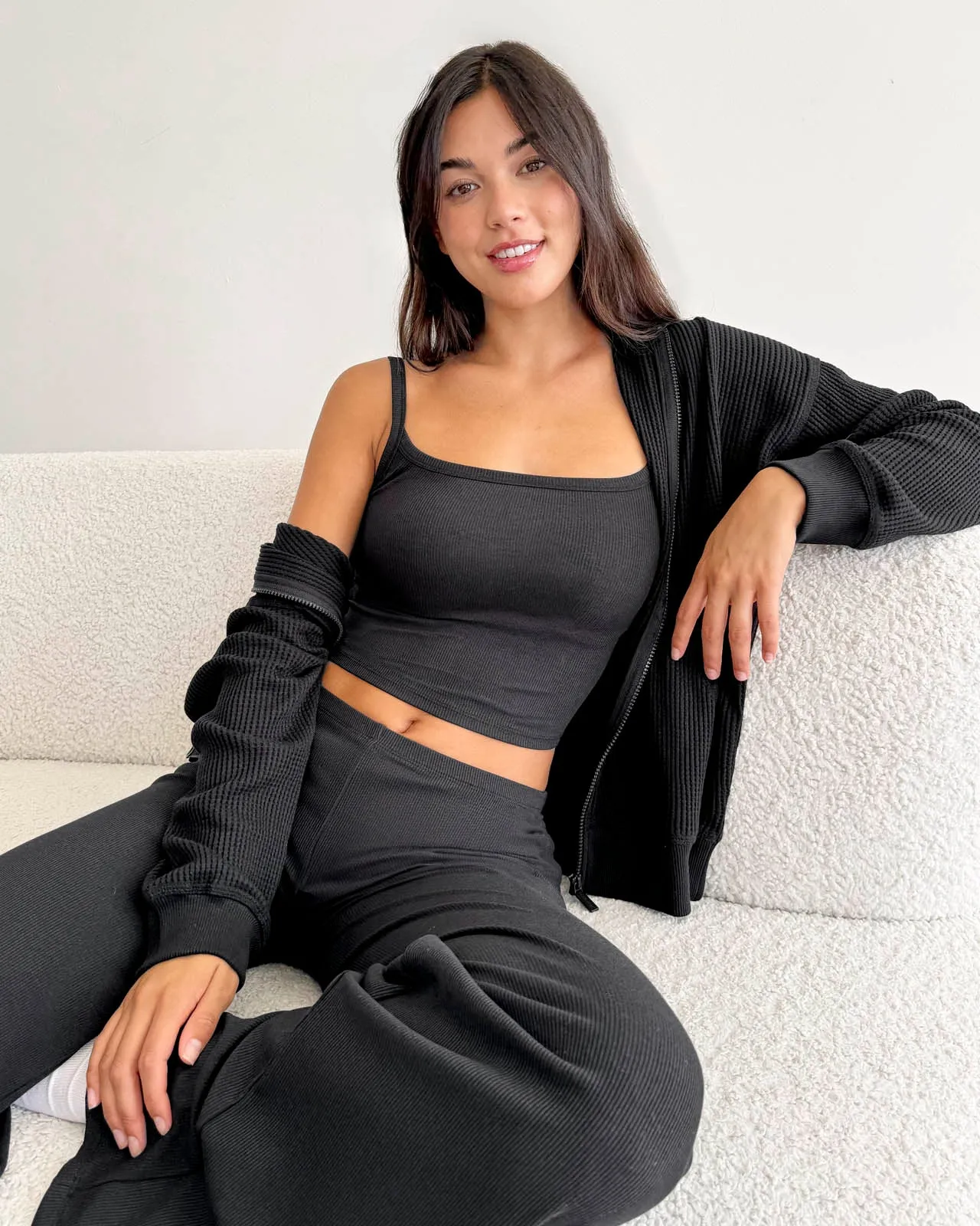 Chunky Thermal Oversized Zip