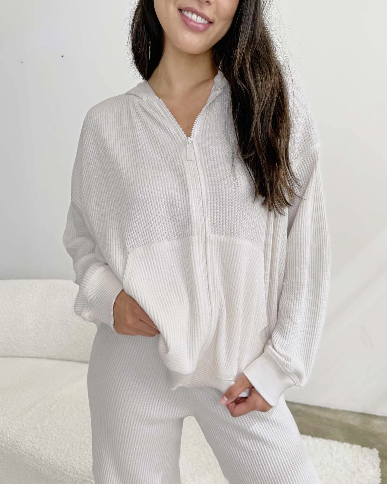 Chunky Thermal Oversized Zip