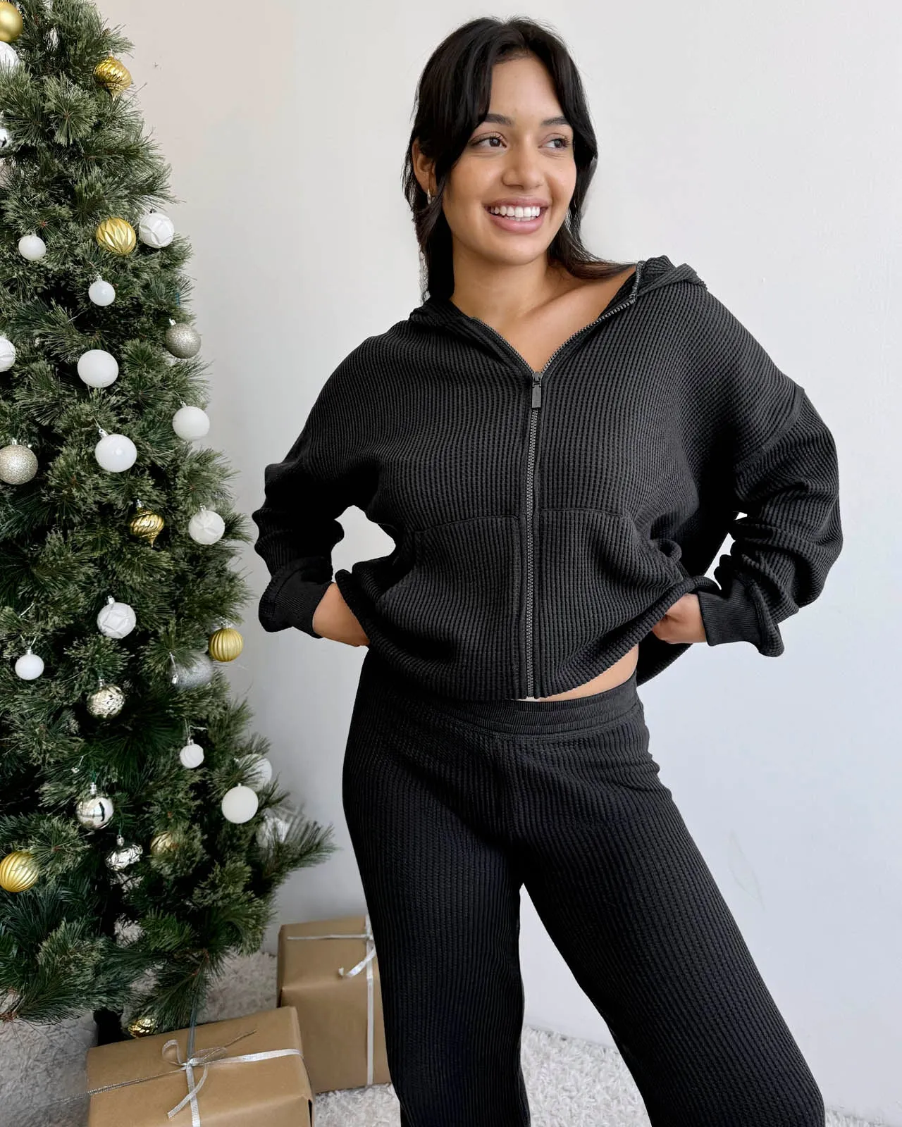 Chunky Thermal Oversized Zip