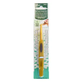 Clover Soft Touch Crochet Hooks - Aluminum Needles - Size I (5.5mm)