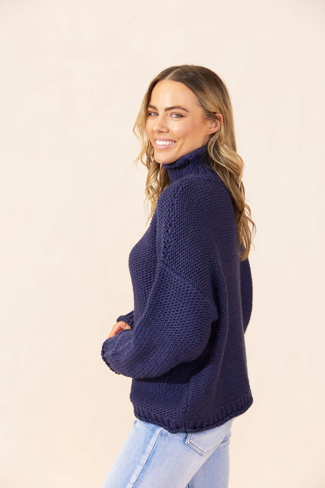COPENHAGEN KNIT - Navy