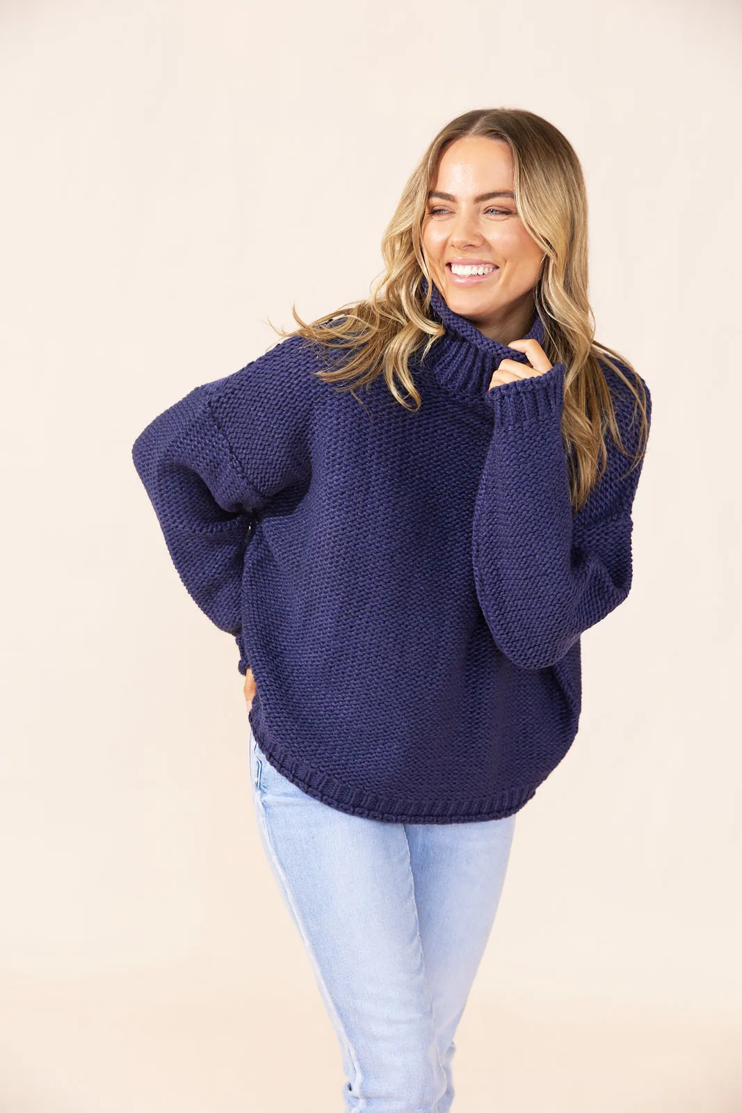 COPENHAGEN KNIT - Navy