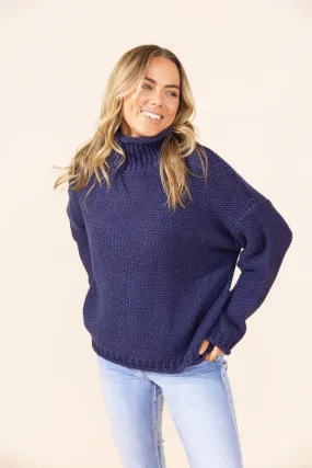 COPENHAGEN KNIT - Navy