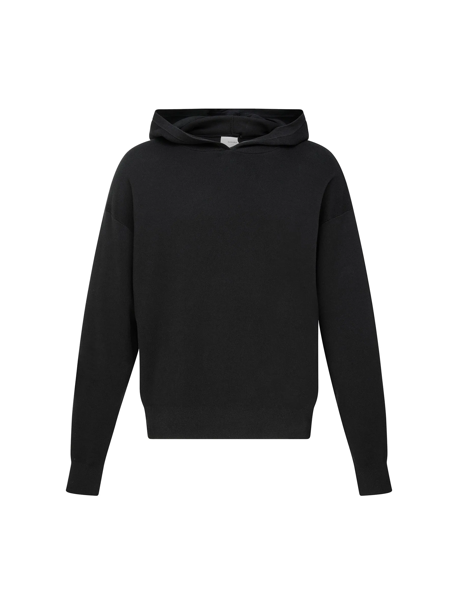 cotton hooded compact knit