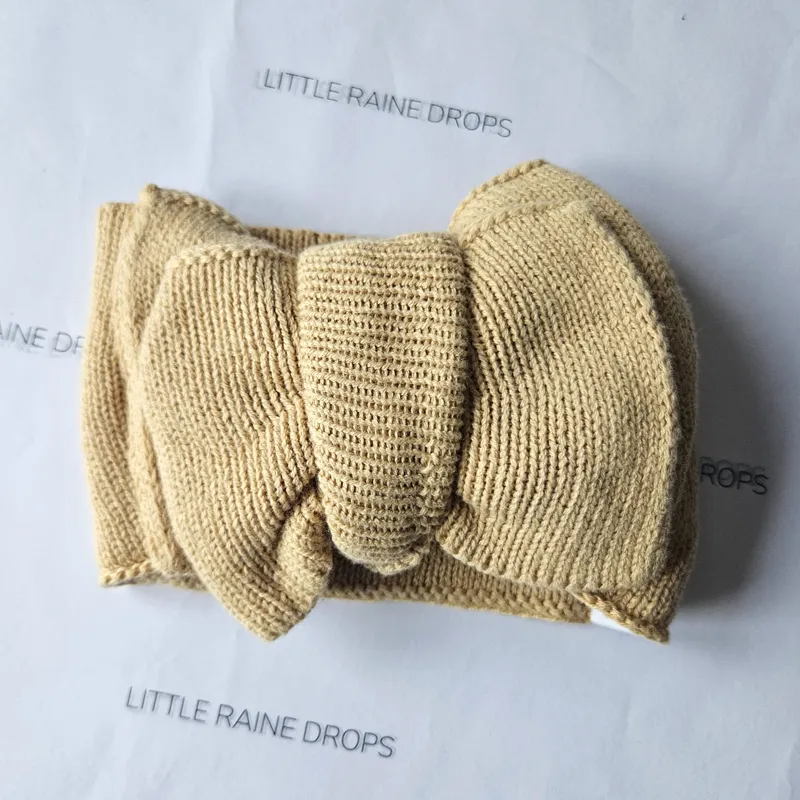 Cotton Knit Bow Headbands