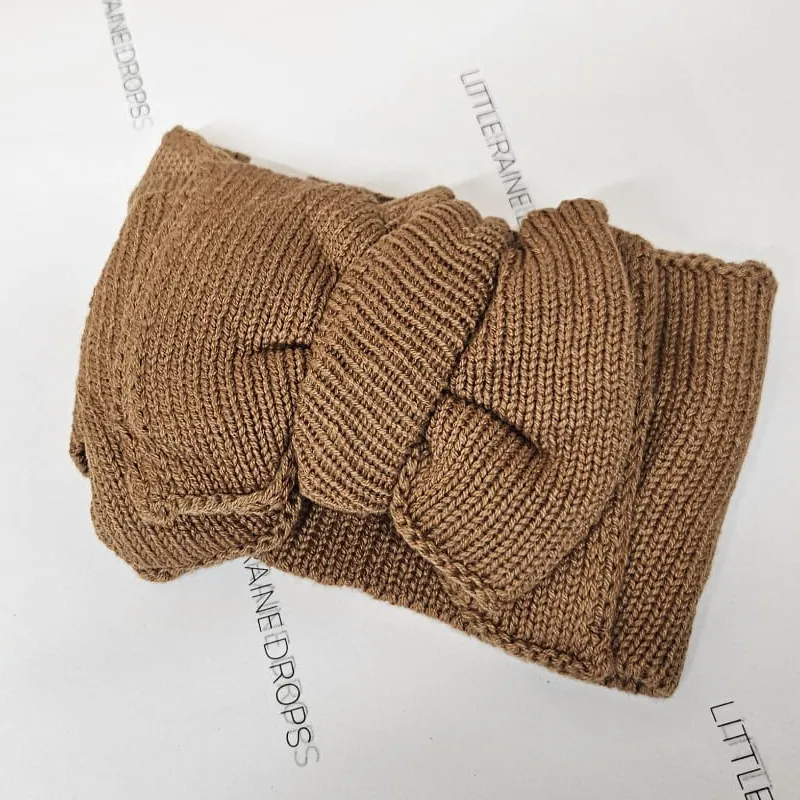 Cotton Knit Bow Headbands