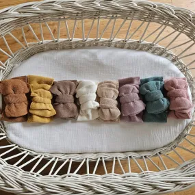 Cotton Knit Bow Headbands