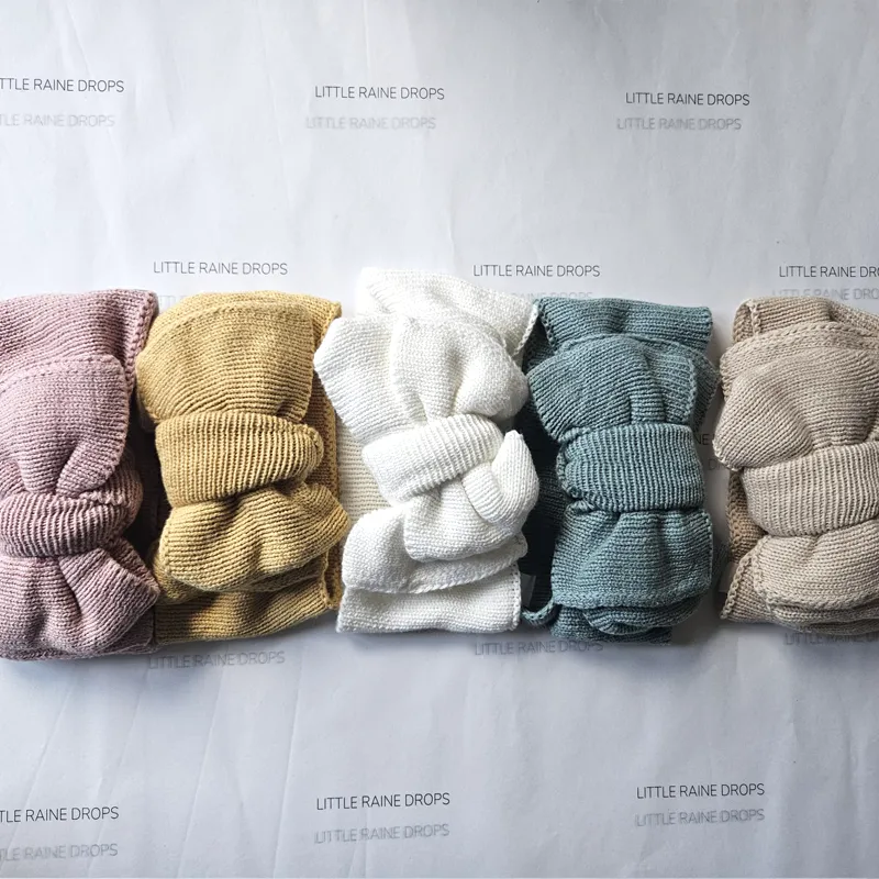 Cotton Knit Bow Headbands