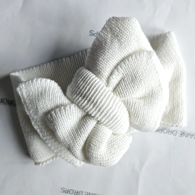 Cotton Knit Bow Headbands