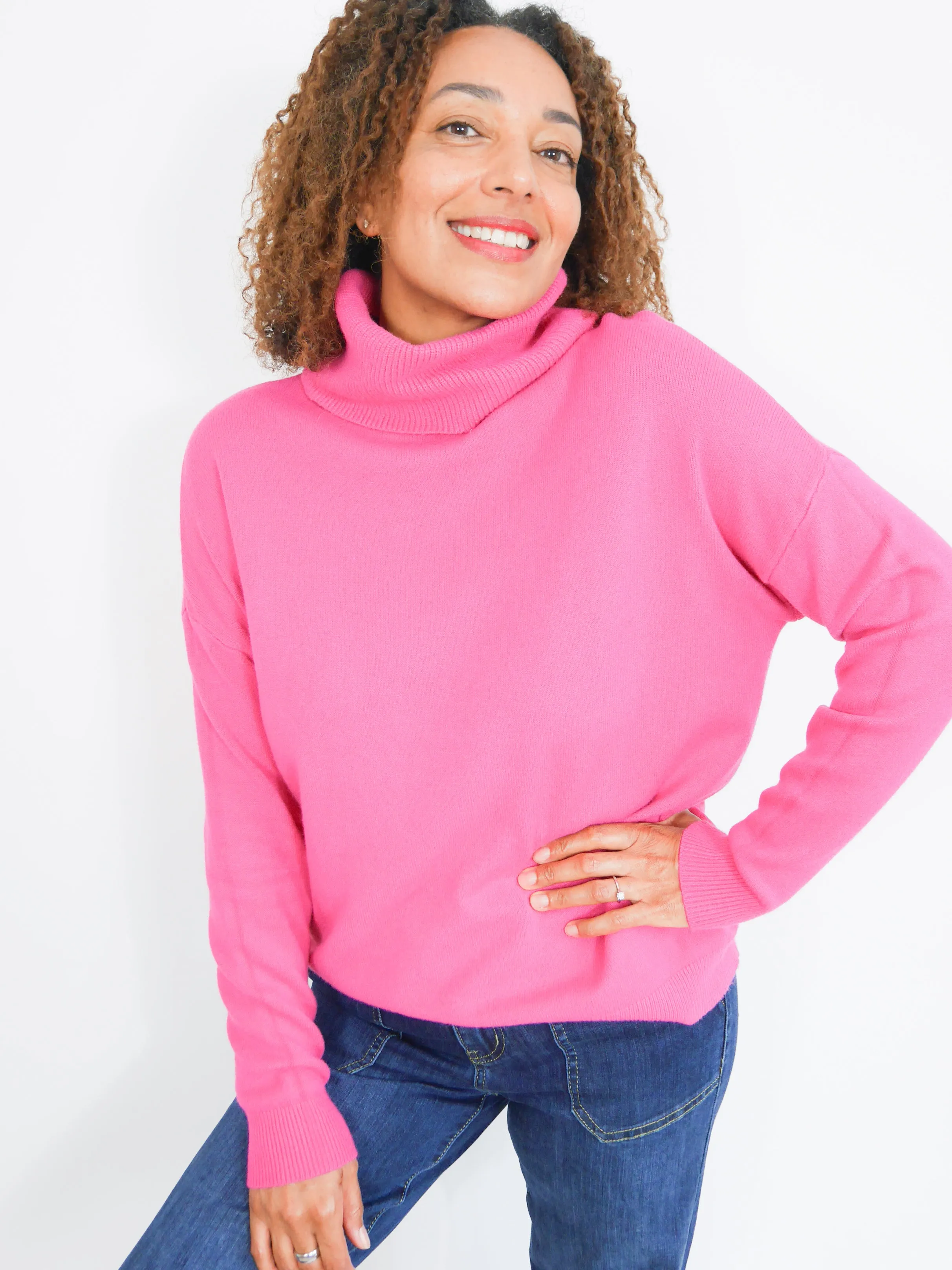 Davina Knit Fuchsia