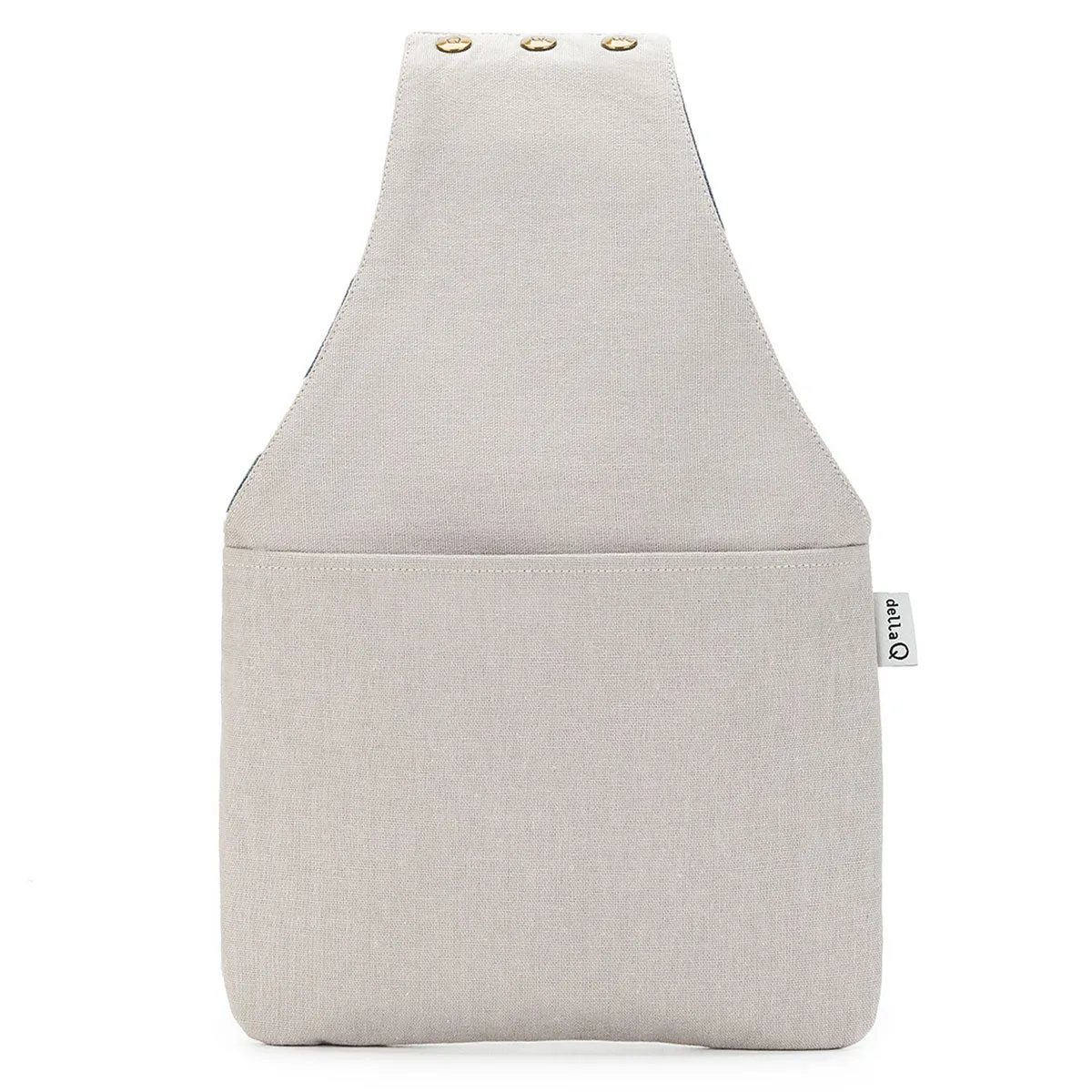 della Q Nora Wrist Bag - 1300-1 - *Linen - Pebble