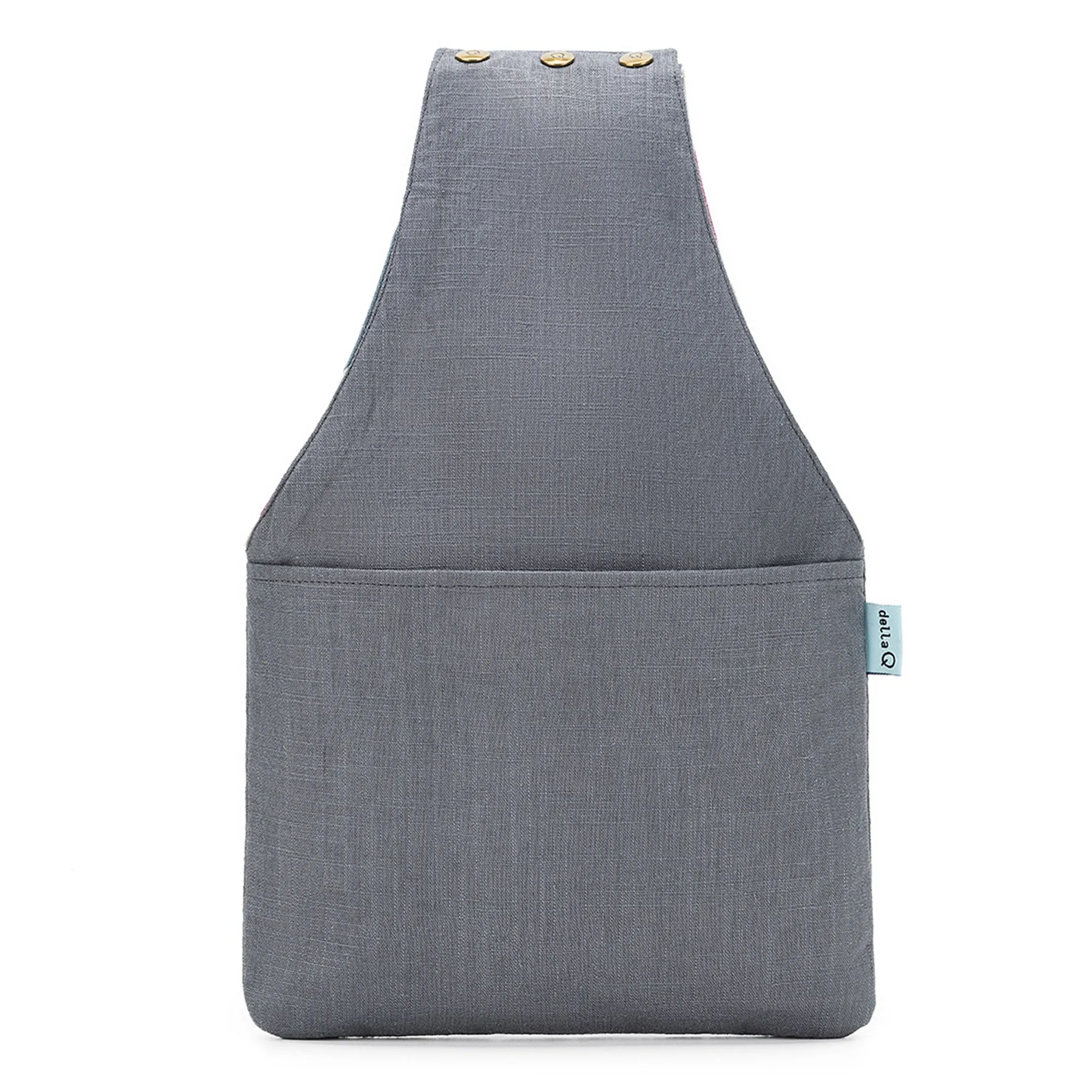 della Q Nora Wrist Bag - 1300-1 - *Linen - Slate