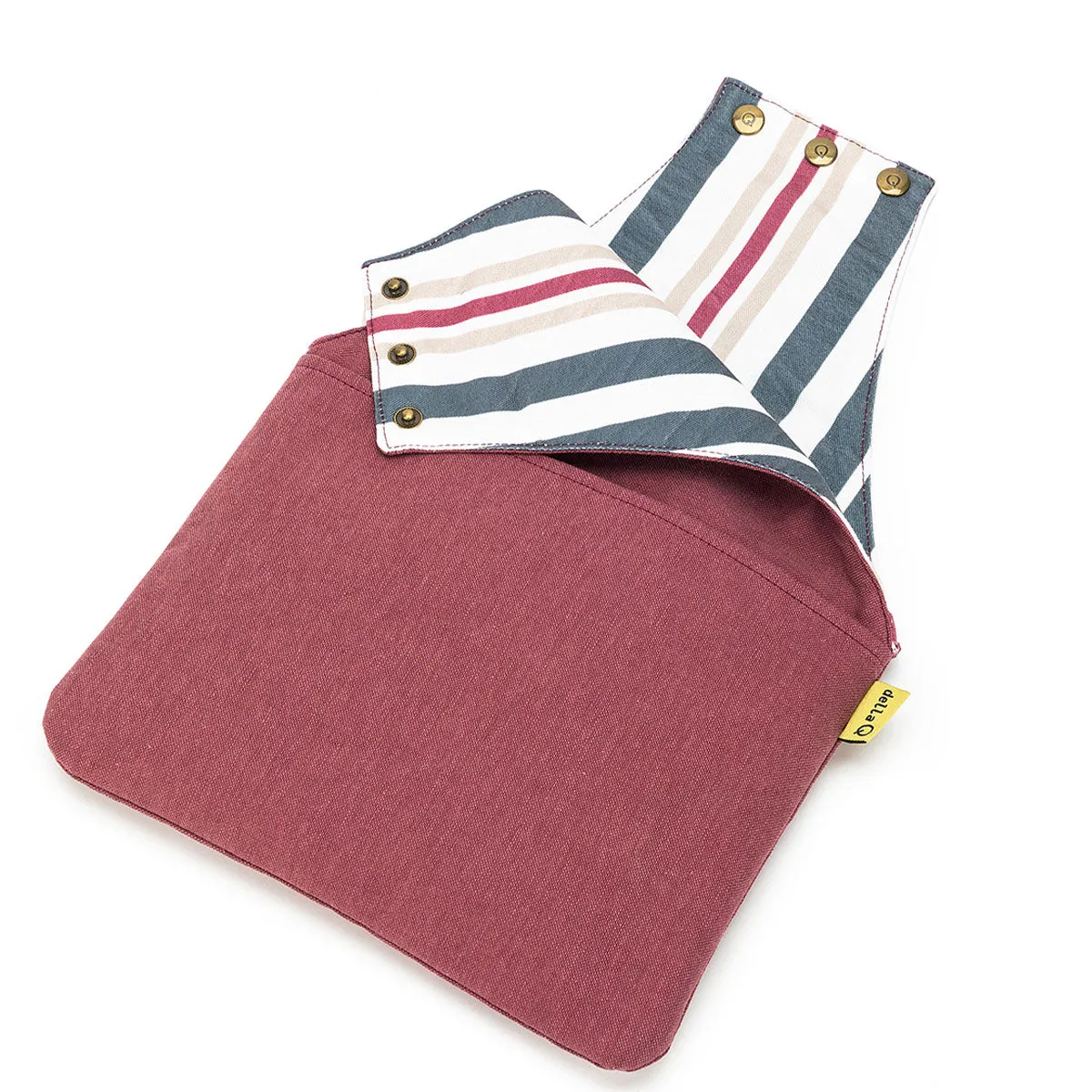 della Q Nora Wrist Bag - 1300-1 - *Linen - Slate