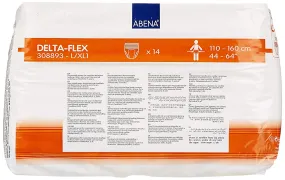 Delta-Flex XL1 Premium Protective Underwear Large/X-Large Case of 56, White
