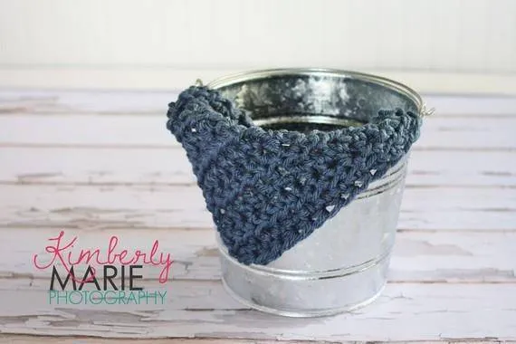 Denim Blue Baby Blanket