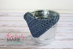 Denim Blue Baby Blanket