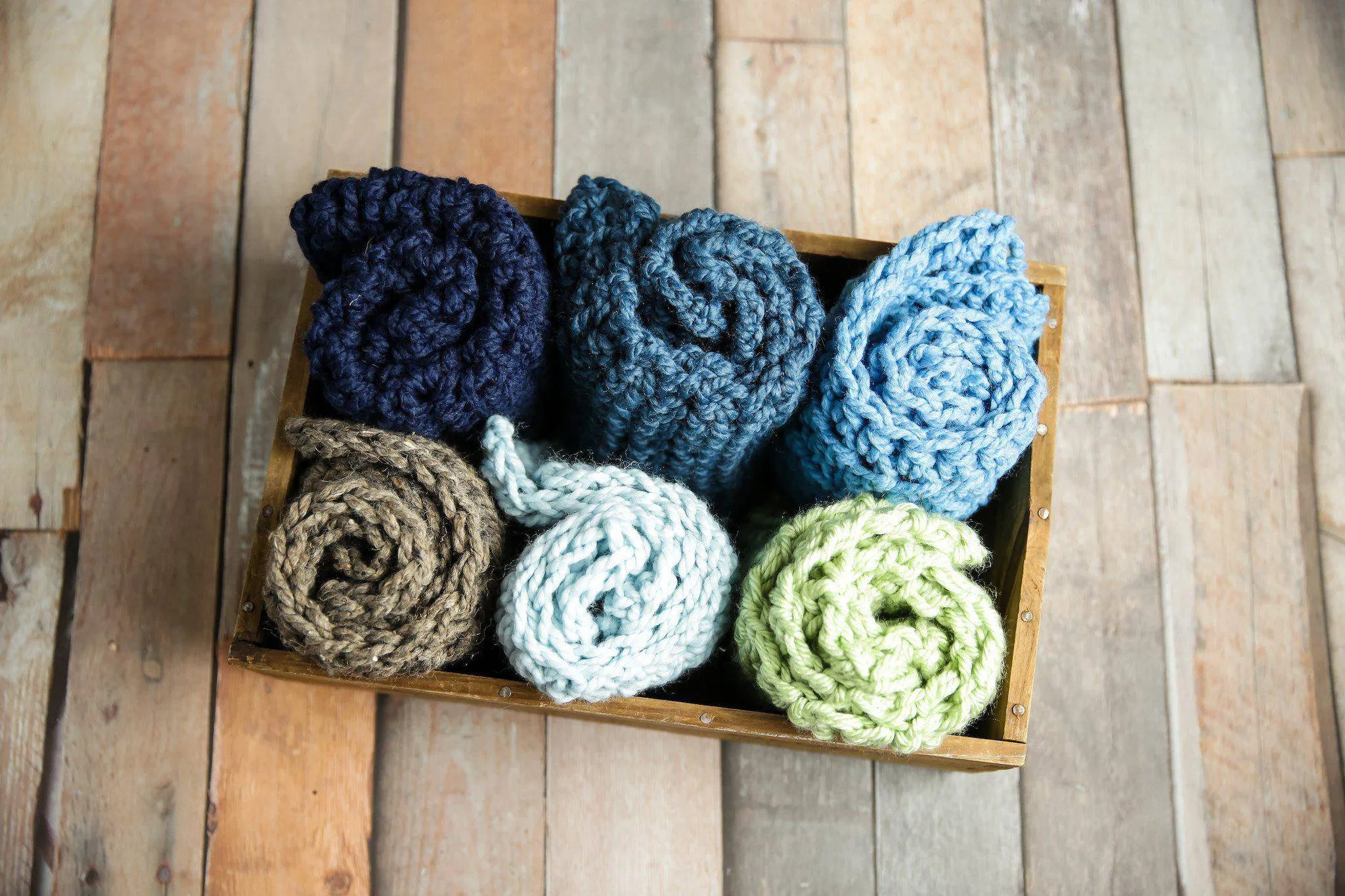 Denim Blue Newborn Baby Blanket